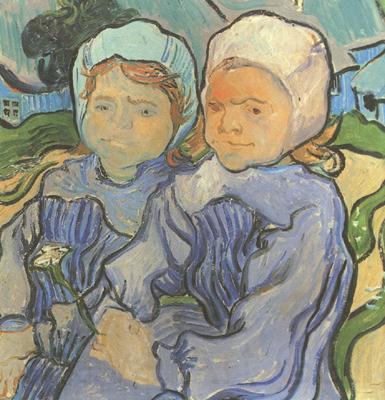 Vincent Van Gogh Two Children (nn04) France oil painting art